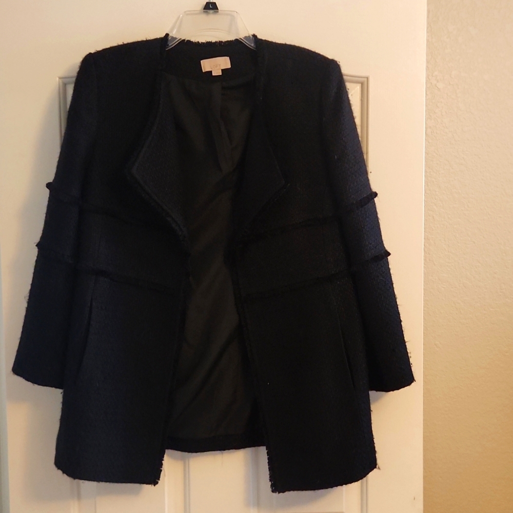 Ann Taylor Loft Black Winter Jacket